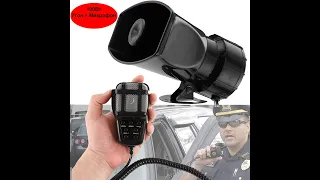 Спецсигнал СГУ 12v 100w "POLICE SIREN 7100" (Рупор, микрофон, сирена 7 мелодий)