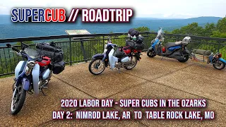 ROADTRIP: Honda Super Cubs in the Ozarks // Day 2  (Labor Day 2020)