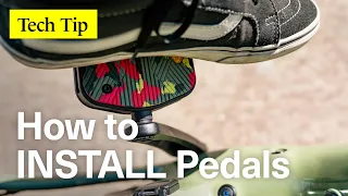 How to install bike pedals! Easy and fast! #biketips #ebike #techtips