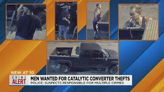 WANTED: Suspects allegedly behind catalytic converter thefts in St. Louis City