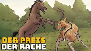 Der Preis der Rache - Das Pferd, der Hirsch und der Jäger - Fabeln der Welt