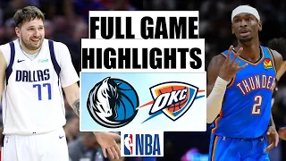 Dallas Mavericks vs Oklahoma City Thunder FULL GAME  Feb 10, 2024 Highlights | NBA Season