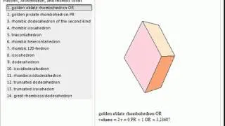 Sum of Volumes of Several Platonic and Archimedean Solids