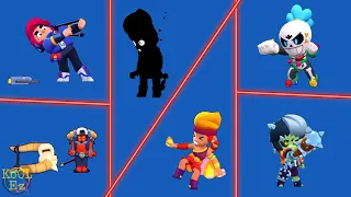 Amber + All New Skins WINNING & LOSING POSE Animations | Brawl Stars Brawl-o-ween Update