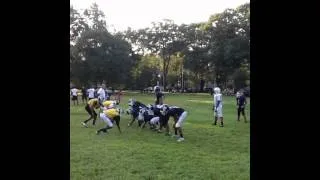 Hard Youth Football Hit