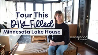 Tour This Lake House in Minnesota With A DIY In Every Room | Handmade Home Tours