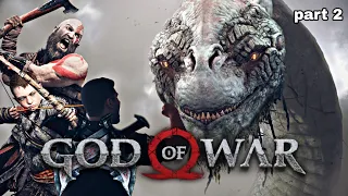 god of war  کریتوس با بزرگترین مار جهان روبرو شد😱