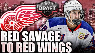 RED SAVAGE TO DETROIT RED WINGS (2021 NHL Entry Draft Top Prospects News & Rumours Today)