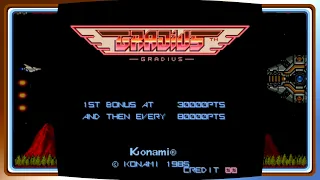 [Arcade Longplay] 1985 Gradius Nemesis / 그라디우스 (With Bubble System Warming Up)