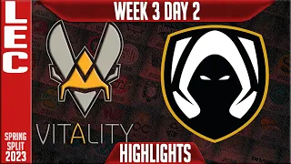 VIT vs TH Highlights | LEC Spring 2023 W3D2 | Team Vitality vs Team Heretics