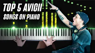 TOP 5 Avicii Songs on Piano | Avicii Piano Tribute