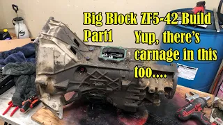 Junkyard Big Block ZF5-S42 Build Part 1 | There's some bad stuff here!