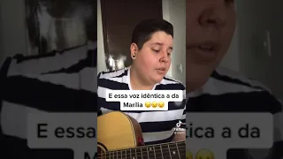 Ela tem a voz idêntica a de Marília Mendonça 😳 Clara Garcia - Troca de calçada