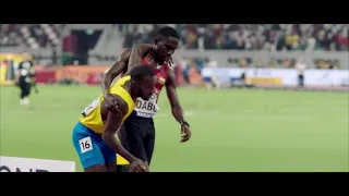 2019 IAAF World Athletics Championships Fair play Moment between Braima Dabo and Jonathan Busby