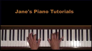 SINGING IN THE RAIN Piano Tutorial at Tempo (old)