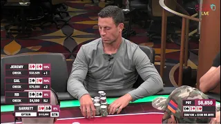 Great Garrett Hands; Losing the Minimum and Bluffing