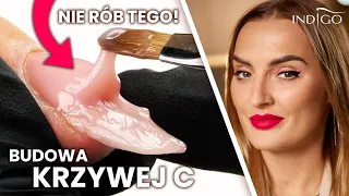 Jak zbudować idealną krzywą C paznokcia? Budowa paznokci żelem - na co uważać? | Indigo Nails