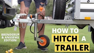 How to Hitch a Trailer - Unbraked Trailer - eg Anssems / Brenderup Trailer Edition