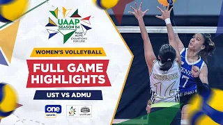 UST vs. ADMU highlights | UAAP Season84 Women’s Volleyball