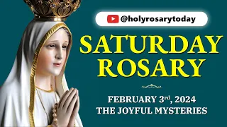 SATURDAY HOLY ROSARY 💚 FEBRUARY 3, 2024 💚 JOYFUL MYSTERIES OF THE ROSARY [VIRTUAL] #holyrosarytoday