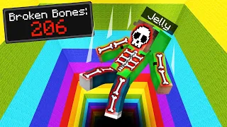 I Broke ALL MY BONES In a Minecraft DROPPER…