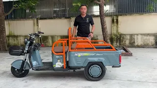 Chiếc xe 3 bánh điện Tải thùng Santong X10 nhập khẩu 2023