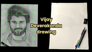Vijay Deverakonda || drawing || #art #artlesson #drawing #artclass #viral
