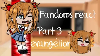 Fandoms react part 3 // evangelion // asuka // FW