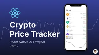 Build a Crypto Price Tracker App with REACT NATIVE (Bottom Sheet, Charts, Styling) | Part 2