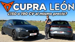 Cupra Leon 1.5 eTSI vs 2.0 TSI 🚗 150 or 190 HP for the same price?