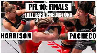 PFL 10: 2022 Championships: Harrison vs. Pacheco FULL CARD Predictions!