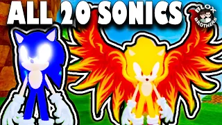 HOW TO FIND ALL " NEW 20 " SONIC MORPHS / FIND THE SONIC MORPHS / ROBLOX