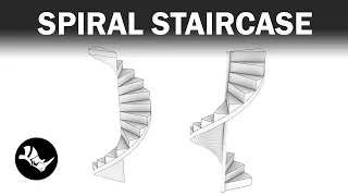 Easy Spiral Staircase in Rhino