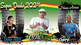 super duelo 2024 com eles Diego rasta DJ neno Marley e DJ chefe roots