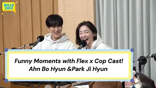 Funny Moments with Flex x Cop Cast! Ahn Bo Hyun &Park Ji Hyun