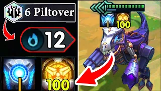 12 Loss Streak Cash-out 100 Stacks !!! | 6 Piltover TFT Set 9