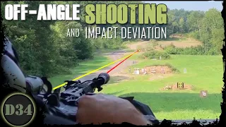 Off angle shooting at 90 degrees, out to 300 yards.