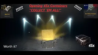 WoT Blitz - COLLECT 'EM ALL! - opening 45x crates! Worth it? CZ/ENG