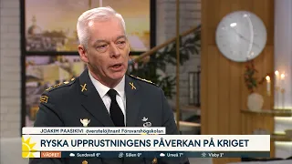 Ryska upprustningens påverkan på kriget: ”För Putin är det bra att … | Nyhetsmorgon | TV4 & TV4 Play