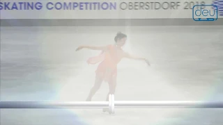Stephanie Hao. Oberstdorf 2018. Silver Ladies I FS. 23 place
