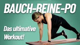 Das ultimative BAUCH-BEINE-PO TRAINING für Zuhause!