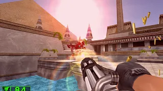 Serious Sam: First Encounter, Serious Mode Playthrough - Lvl 14, Sacred Yards, Complete