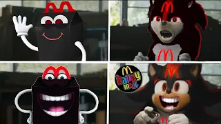 Sonic The Hedgehog Movie - Shadow Happy Meal Uh Meow All Designs Compilation