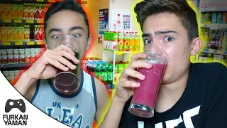 İÇECEK SMOOTHİE CHALLENGE!! Tüm İçecekler Karıştıı!!!