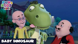 Baby Dinosaur | Motu Patlu | मोटू पतलू | Episode 5 | Fun 4 Kids - Hindi