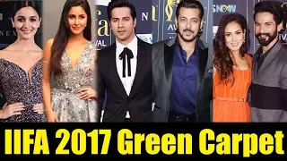 IIFA Awards Green Carpet | Salman Khan, Katrina Kaif, Iulia, Alia, Varun Dhawan, Shahid Kapoor