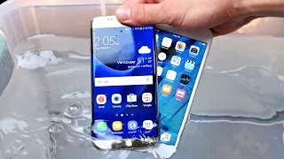 Samsung Galaxy S7 vs iPhone 6S Water Test! Actually Waterproof?