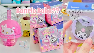 😭😭 tHE CUTEST SANRIO BOBA 🧋shopping + unboxing weekly vlog ( daiso)