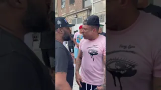 QUEENZFLIP PRESSES & TRIES TO HUG BENZINO IN THE BRONX