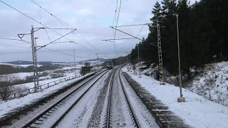 Cabview 4K 162 005-3 OS 7823 Poprad-Tatry - Košice + sound - 14.01.2024